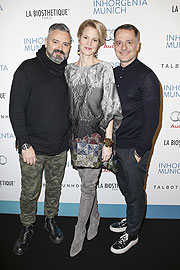  Adrian Runhof, Minzi zu Hohenlohe und Johnny Talbot  (Photo by Isa Foltin/Getty Images for Inhorgenta